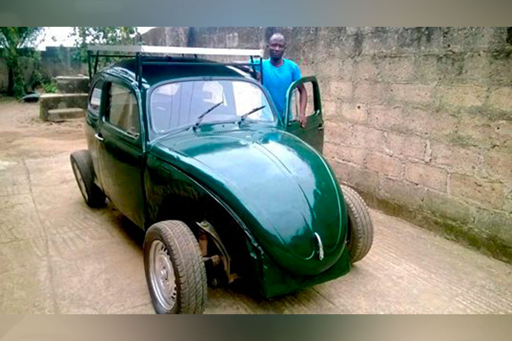 Estudiante nigeriano desarrolla Volkswagen ecológico