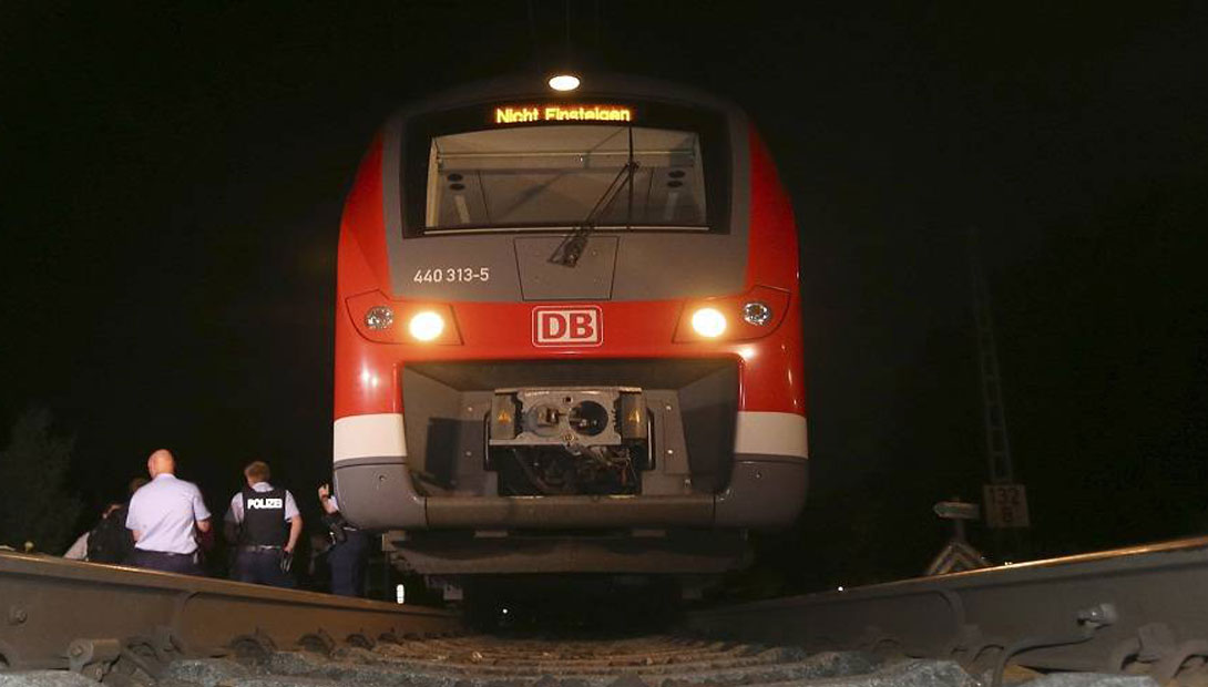 Atentado en tren alemán