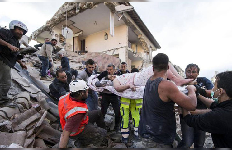 Terremoto en Italia deja 38 muertos