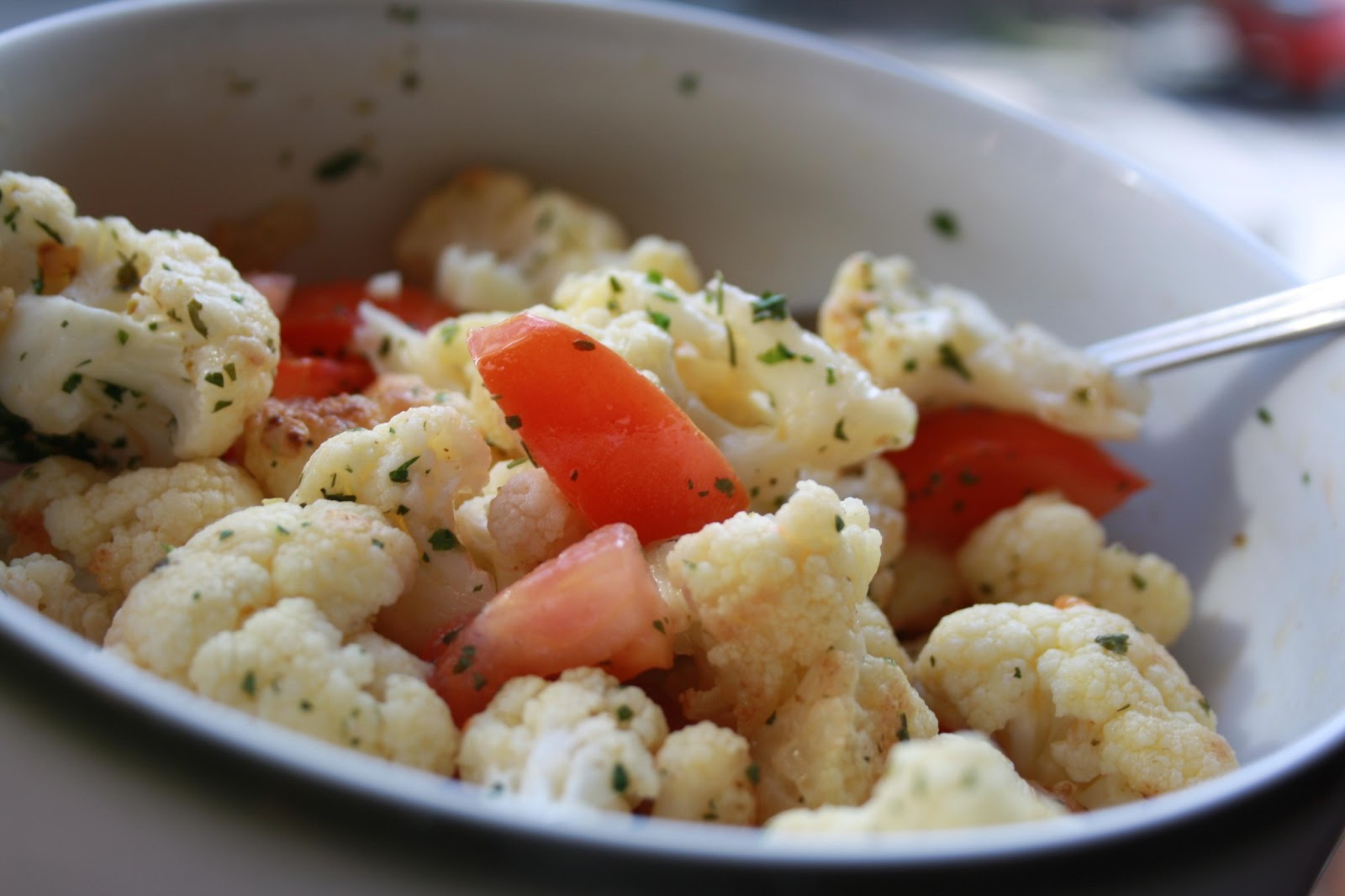 Ensalada de coliflor picante