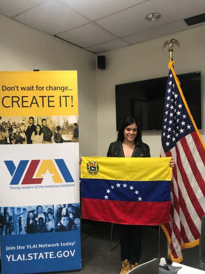 Venezolana becada por programa Jóvenes Líderes de las Américas